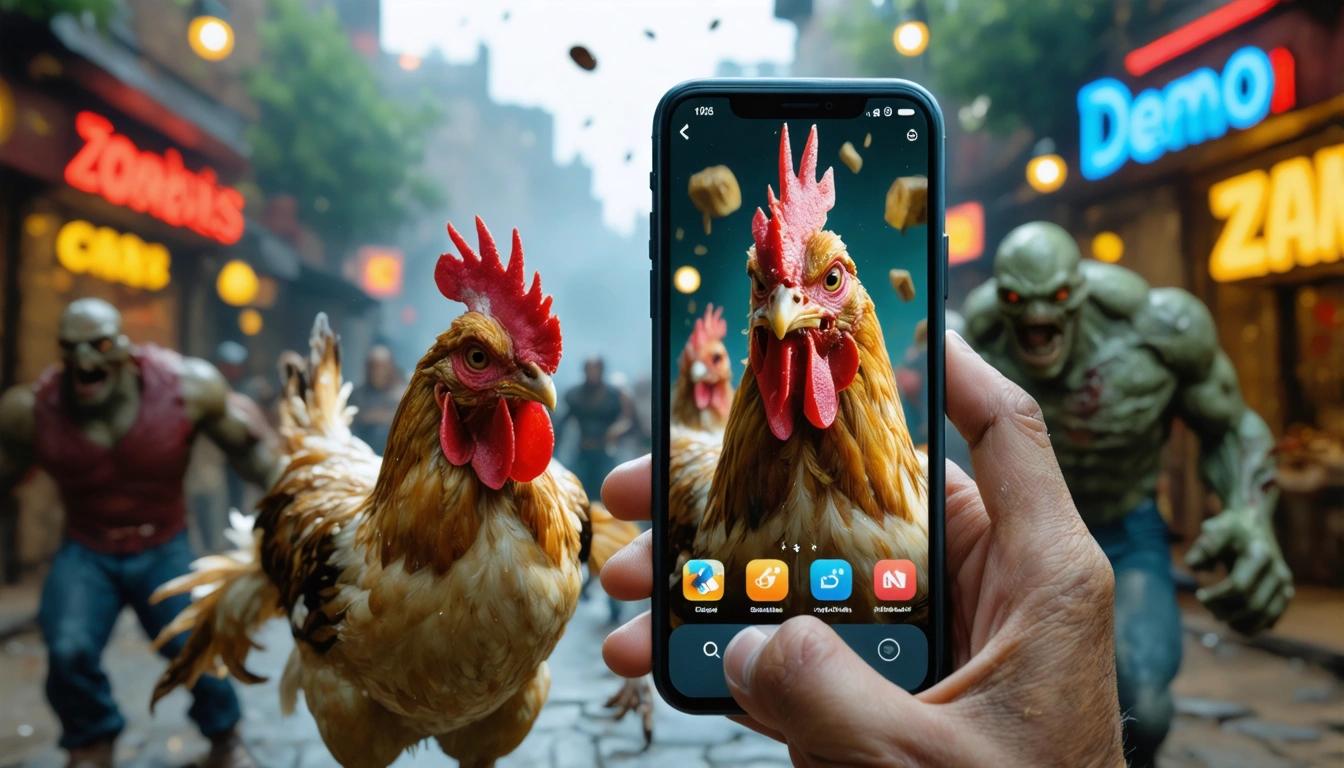demo Chicken vs Zombies