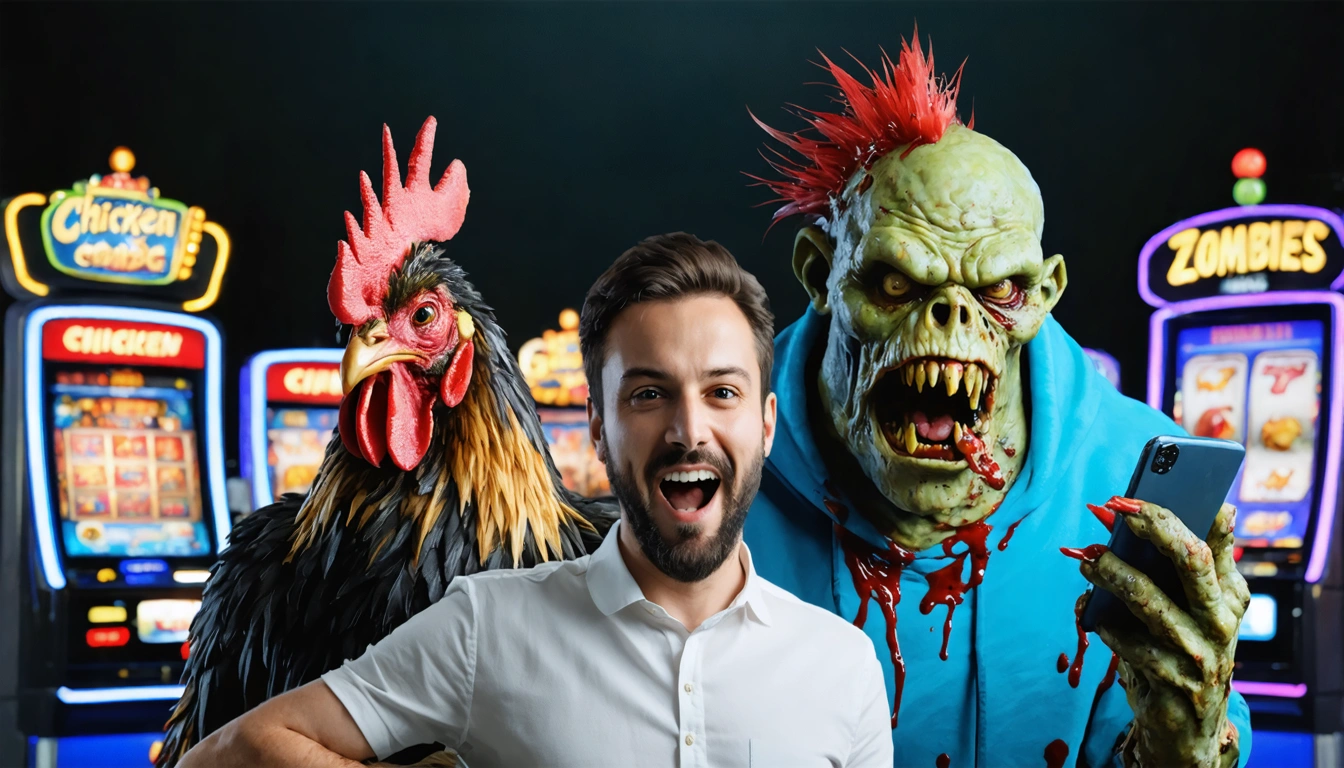 mobile app Chicken vs Zombies
